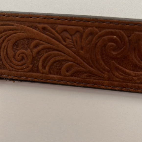 Men’s leather belt - Picture 6 of 8